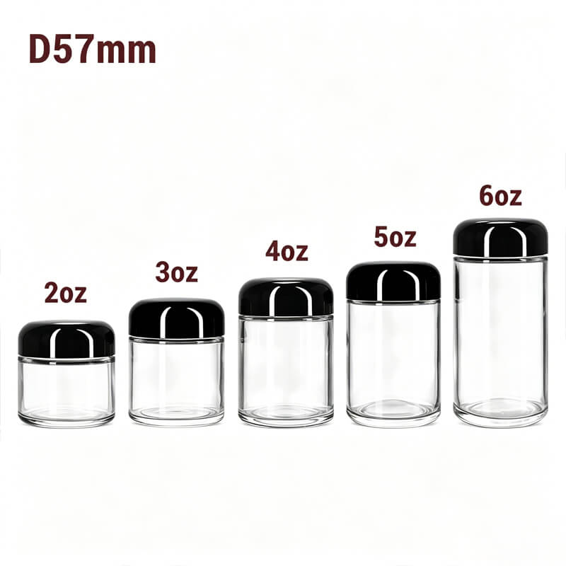 cbd glass jar size
