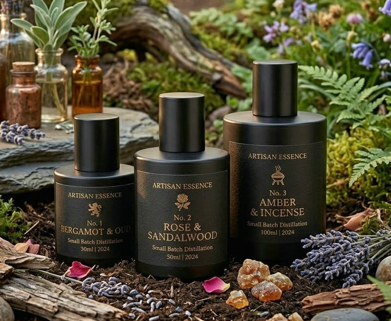 Black Luxury Perfume Bottle 