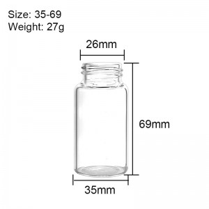 3Pack Jeeter Pre Roll Glass Tube with Child Resistant Lid