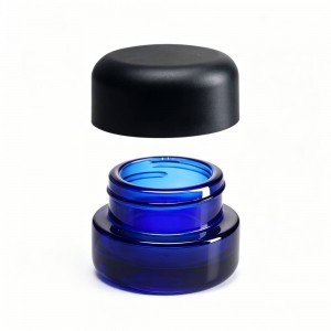 5ml Round Bottom Cobalt Blue Glass Concentrate Jar for Dab Wax