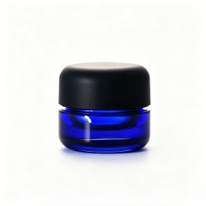 5ml Round Bottom Cobalt Blue Glass Concentrate Jar for Dab Wax