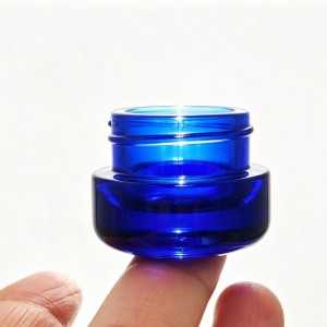 5ml Round Bottom Cobalt Blue Glass Concentrate Jar for Dab Wax