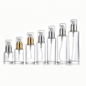 20-120ml Glass Foundation Bottle with Pump | Luxury Makeup Packaging Container for Liquid Foundation & BB Cream