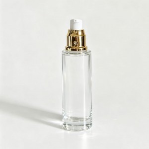20-120ml Glass Foundation Bottle with Pump | Luxury Makeup Packaging Container for Liquid Foundation & BB Cream