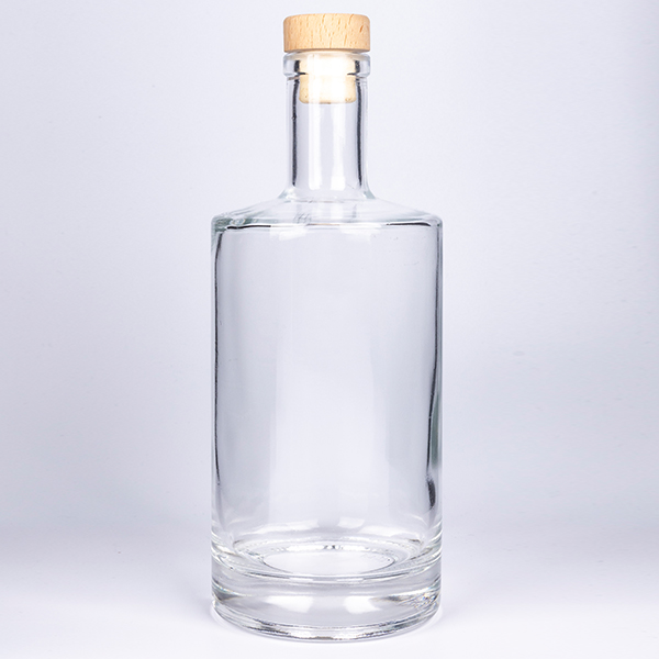 Thickbottom 750ml Glass Gin Bottle with T-cork Featured Image