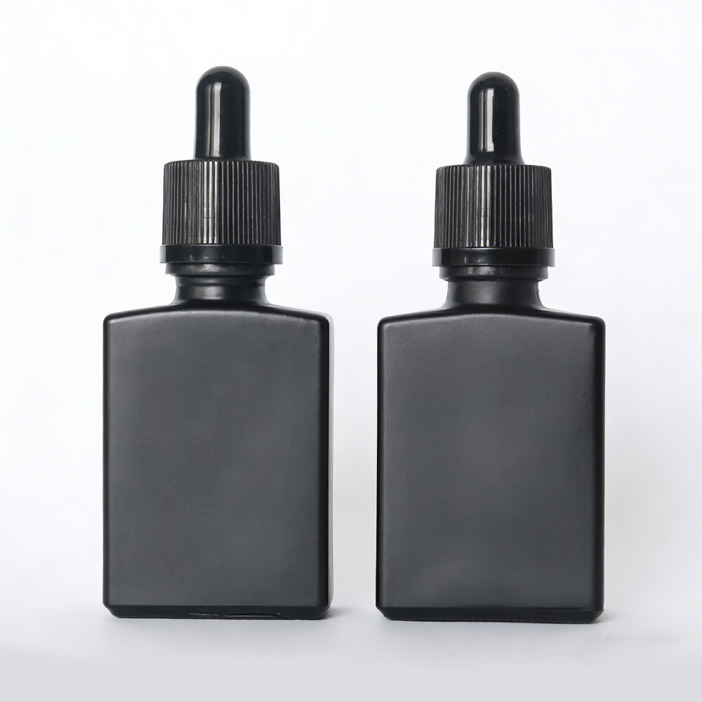Black THC Oil Bottle