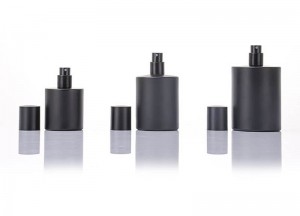 Black Luxury Perfume Bottle with Box 30ml 50ml 100ml | Custom Men’s Fragrance Packaging OEM